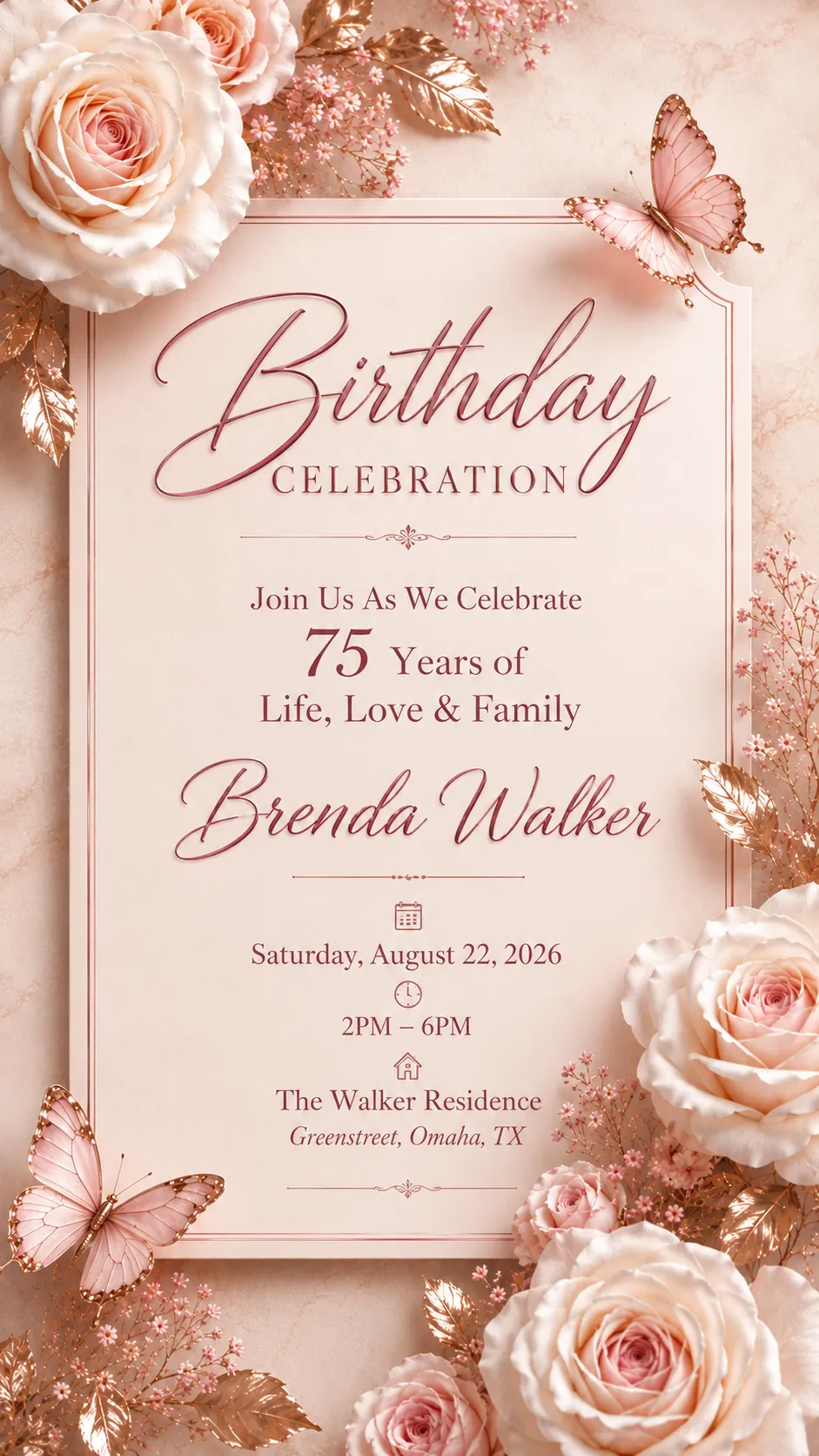 Birthday invitation